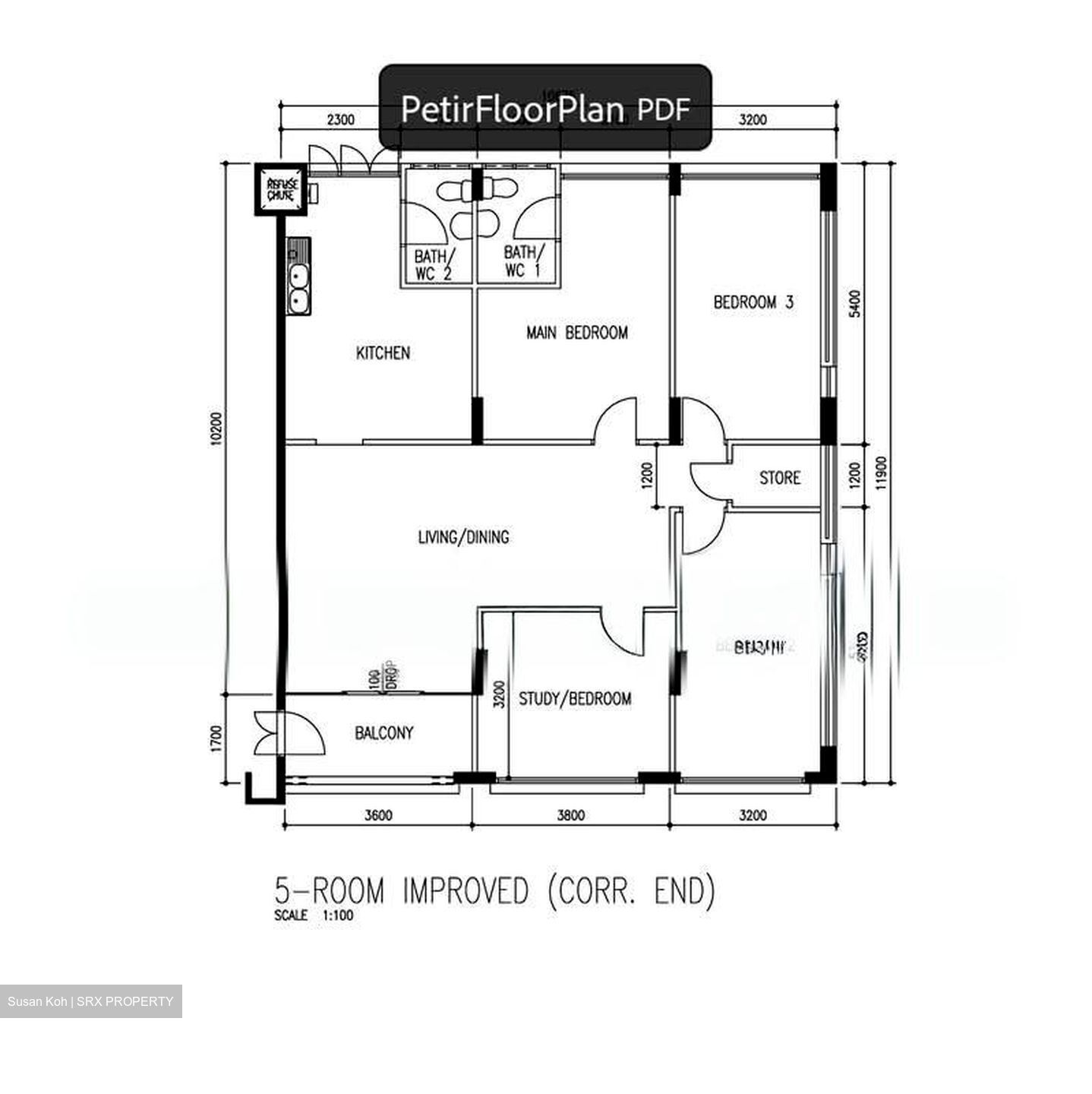 Blk 140 Petir Road (Bukit Panjang), HDB 5 Rooms #537913931